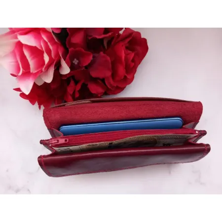 Portfel damski Wiśnia Classic