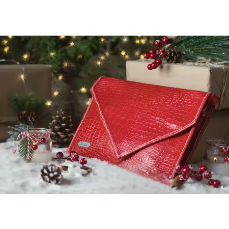 Torebka Kopertówka Krokodyl